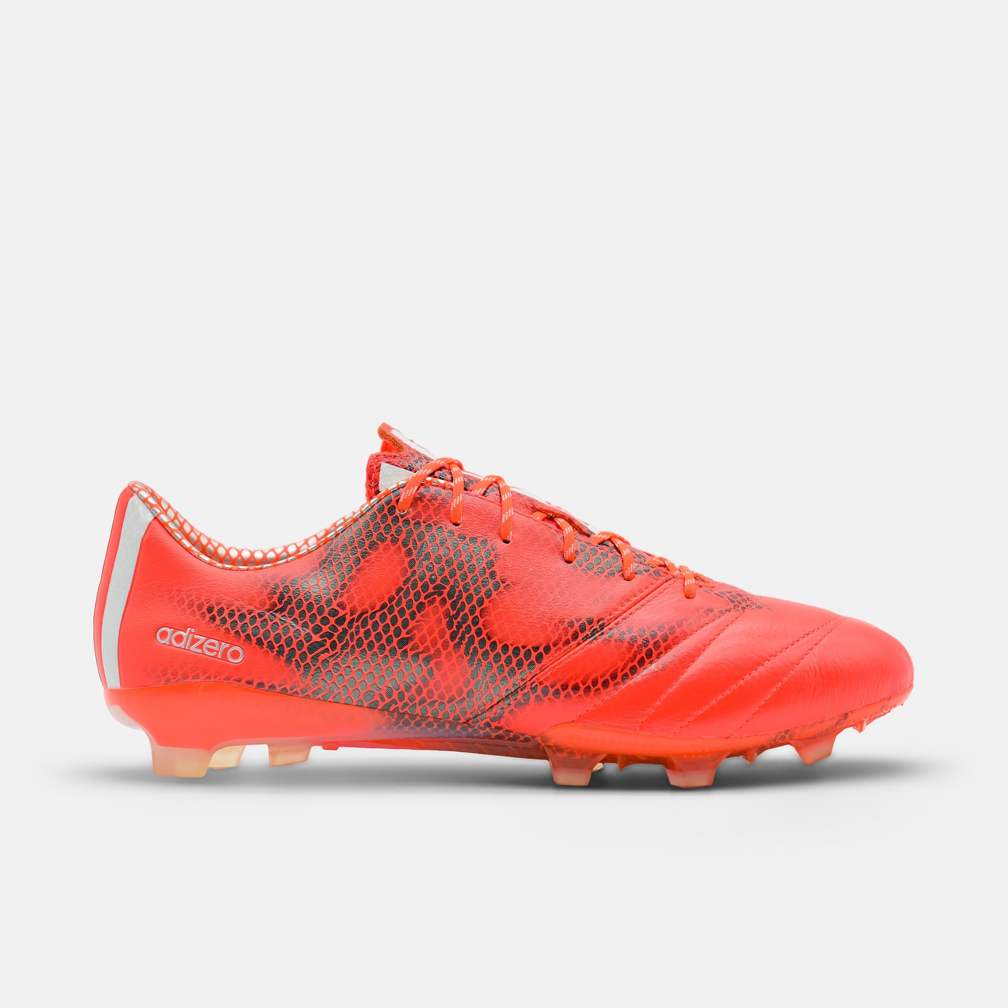 Adidas F50 AdiZero FG Solar Red / White / Core Black football boots — photo 1