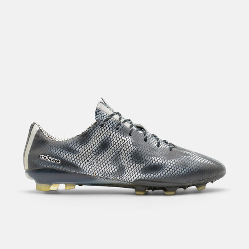 Adidas F50 Adizero FG Core Black / Silver Metallic football boots — photo 1