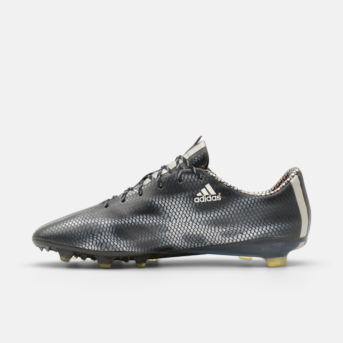 Adidas F50 Adizero FG Core Black / Silver Metallic football boots — photo 3