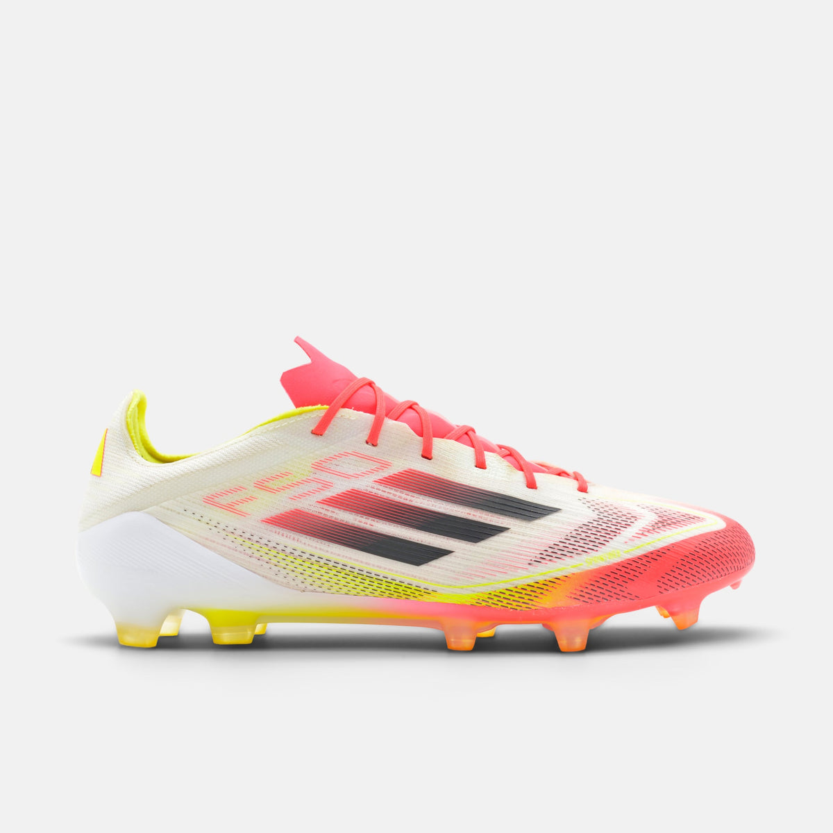 Adidas F50 Elite FG Cloud White / Core Black / Solar Yellow football boots — photo 1