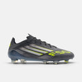 Adidas F50 Elite FG Core Black / Iron Metallic / Lucid Lemon football boots — photo 1