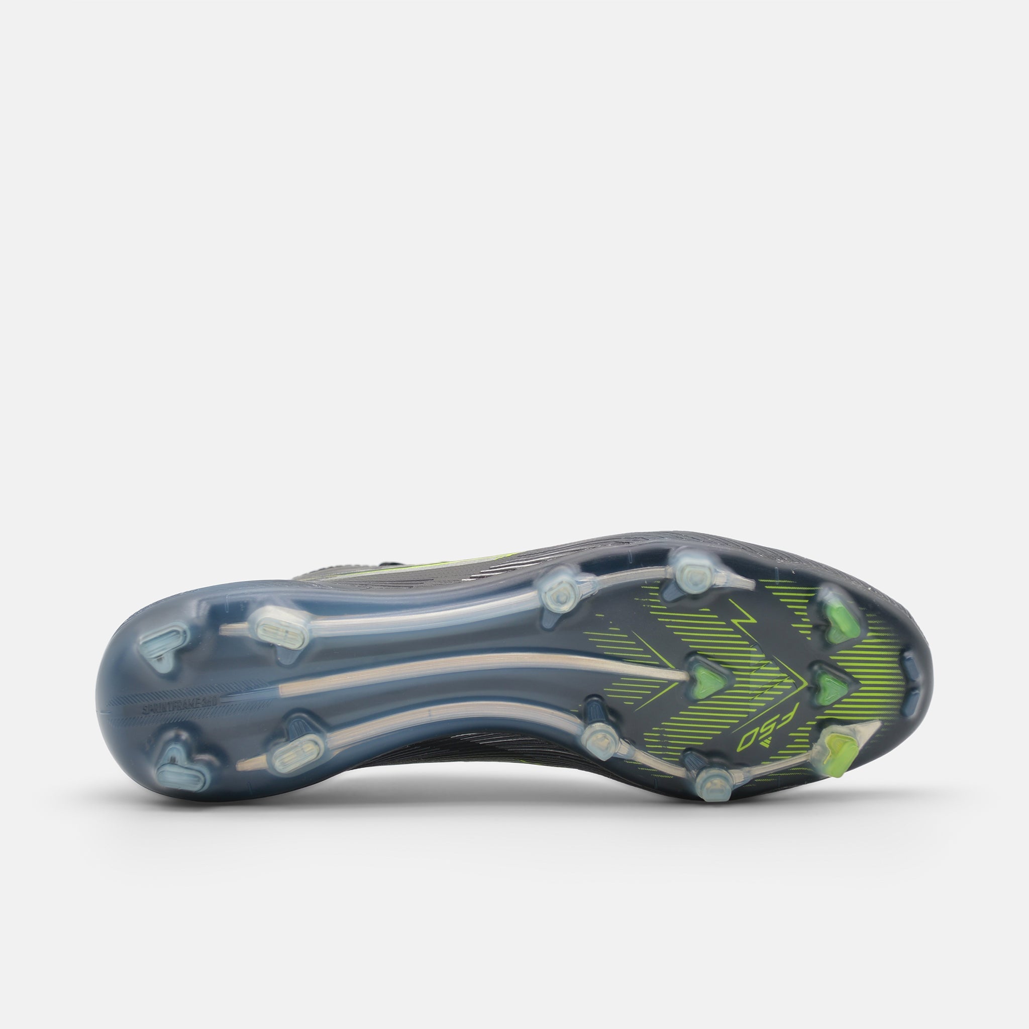 Adidas F50 Elite FG Core Black / Iron Metallic / Lucid Lemon football boots — photo 2