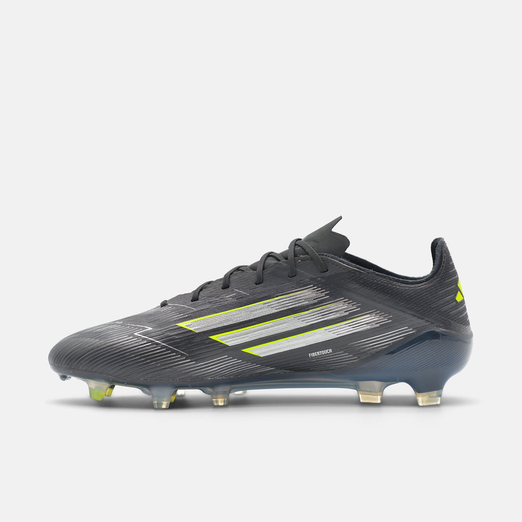 Adidas F50 Elite FG Core Black / Iron Metallic / Lucid Lemon football boots — photo 3