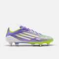 Adidas F50 Elite SG Purple Rush / Cloud White / Lucid Lemon football boots — photo 1