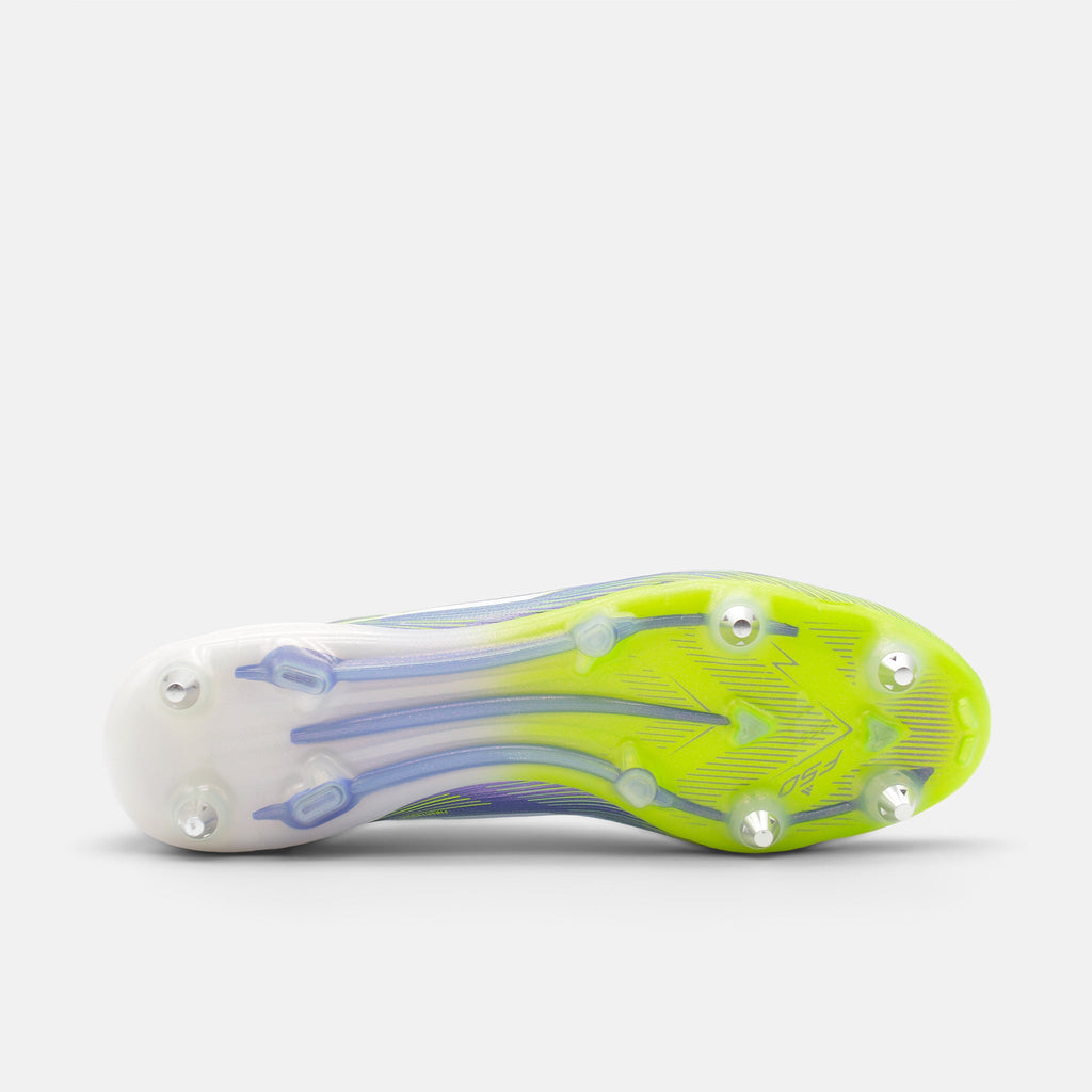 Adidas F50 Elite SG Purple Rush / Cloud White / Lucid Lemon football boots — photo 2