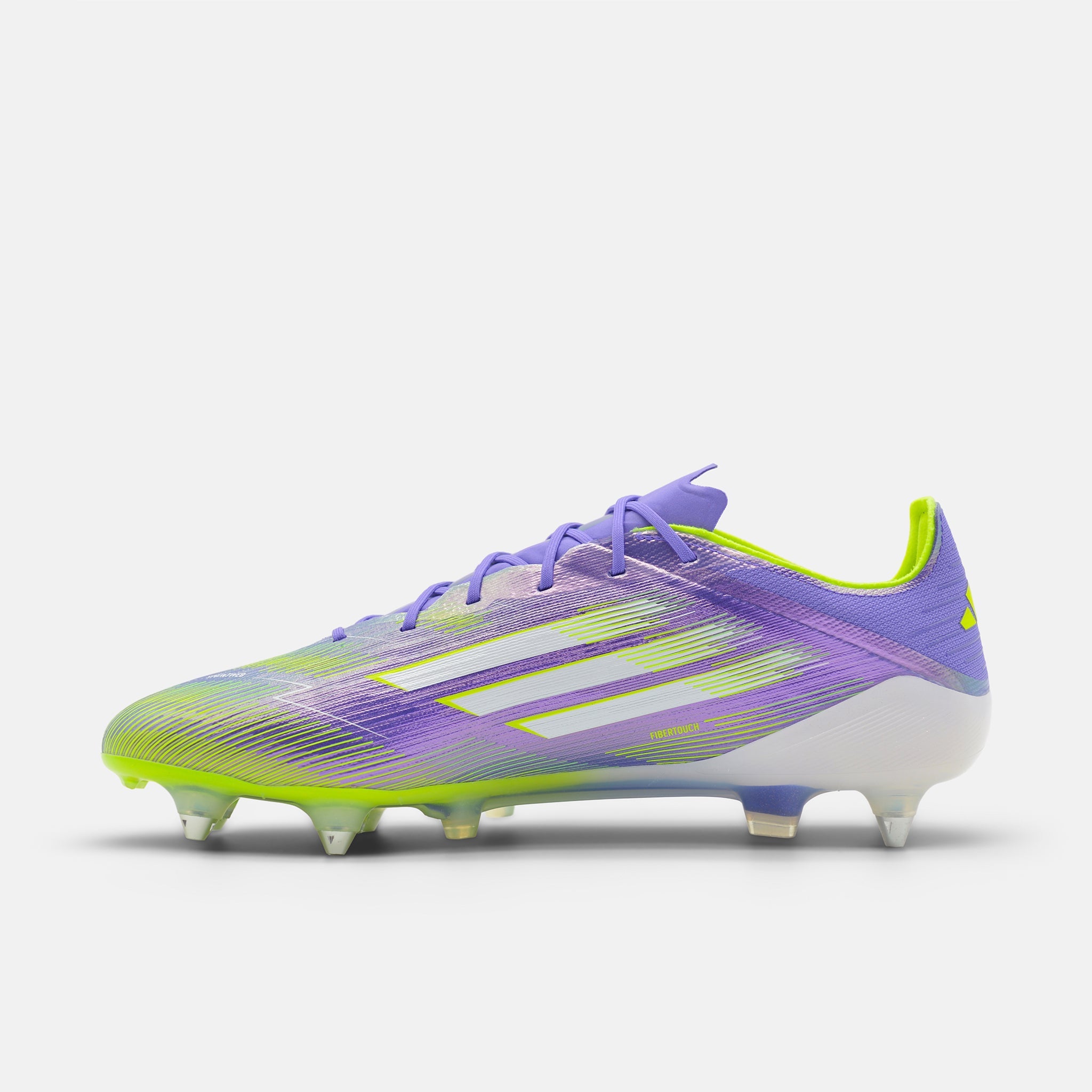 Adidas F50 Elite SG Purple Rush / Cloud White / Lucid Lemon football boots — photo 3
