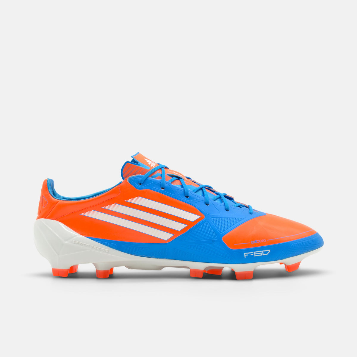 Adidas F50 Adizero TRX FG Infrared / Running White / Bright Blue football boots — photo 1