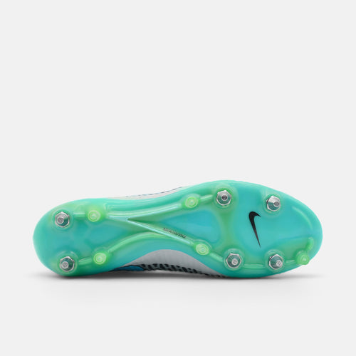 Nike Magista Obra I SG-PRO Wolf Grey / Turquoise Blue / Black football boots — photo 2