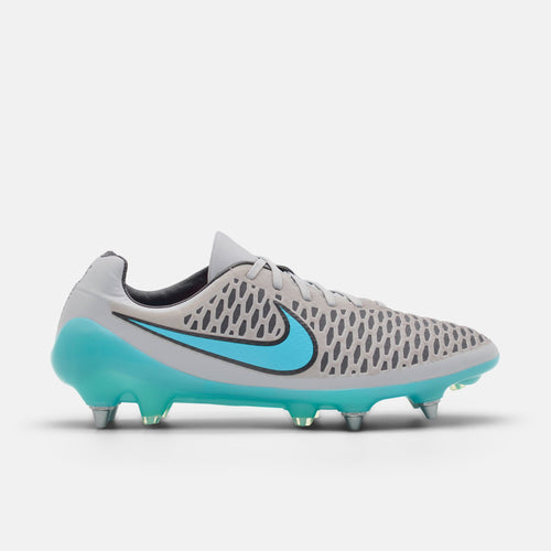 Nike Magista Opus I SG-PRO Wolf Grey / Turquoise Blue / Black football boots — photo 1