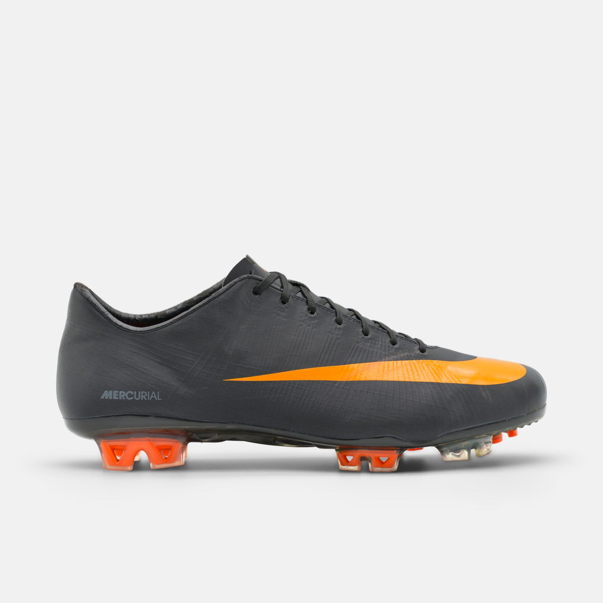 Nike Mercurial Vapor Superfly II FG Black / Circuit Orange / Black football boots — photo 1