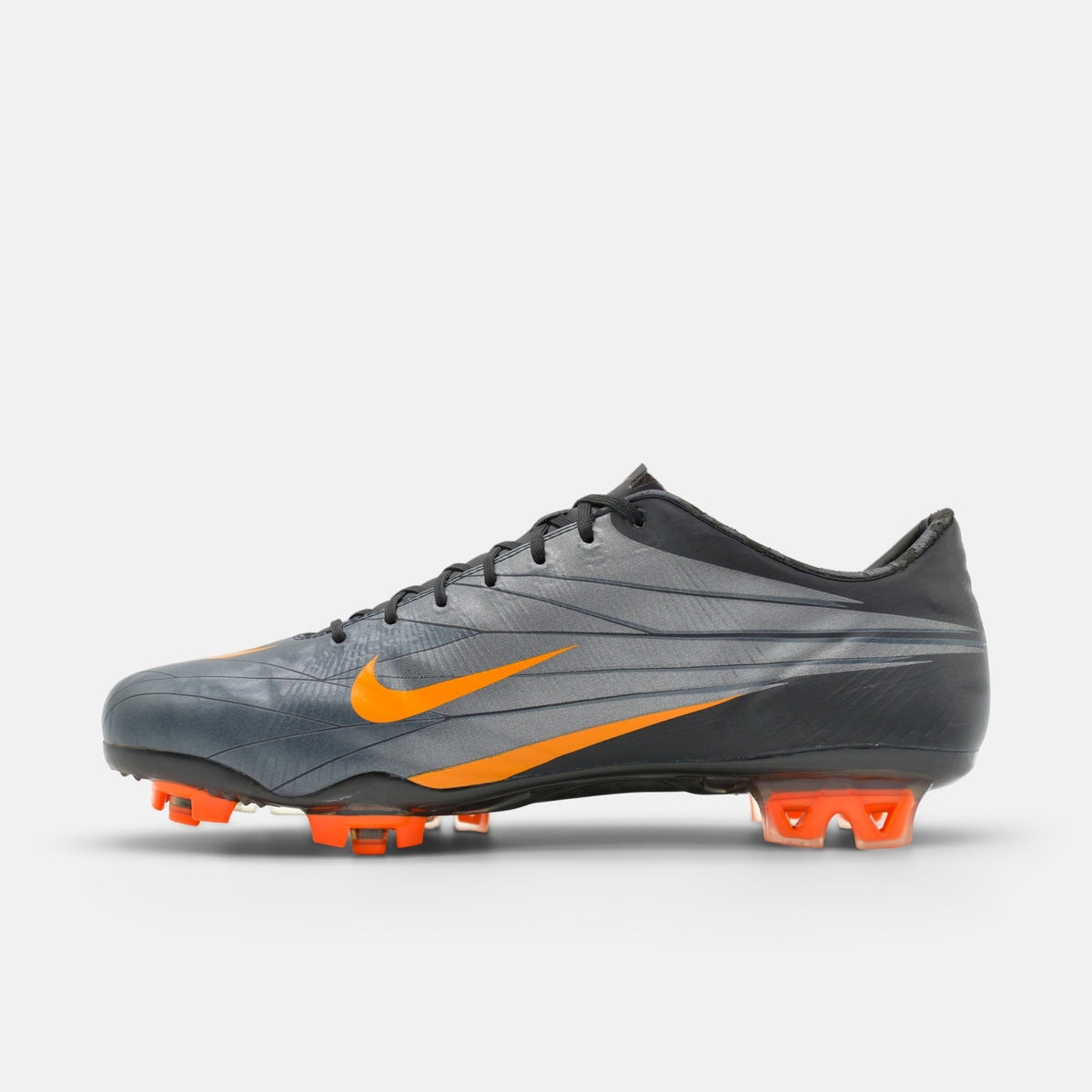 Nike Mercurial Vapor Superfly II FG Black / Circuit Orange / Black football boots — photo 3