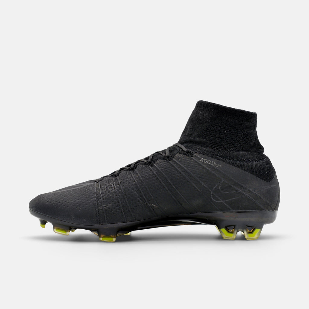 Nike Mercurial Superfly IV FG Black / Volt / Black football boots — photo 3