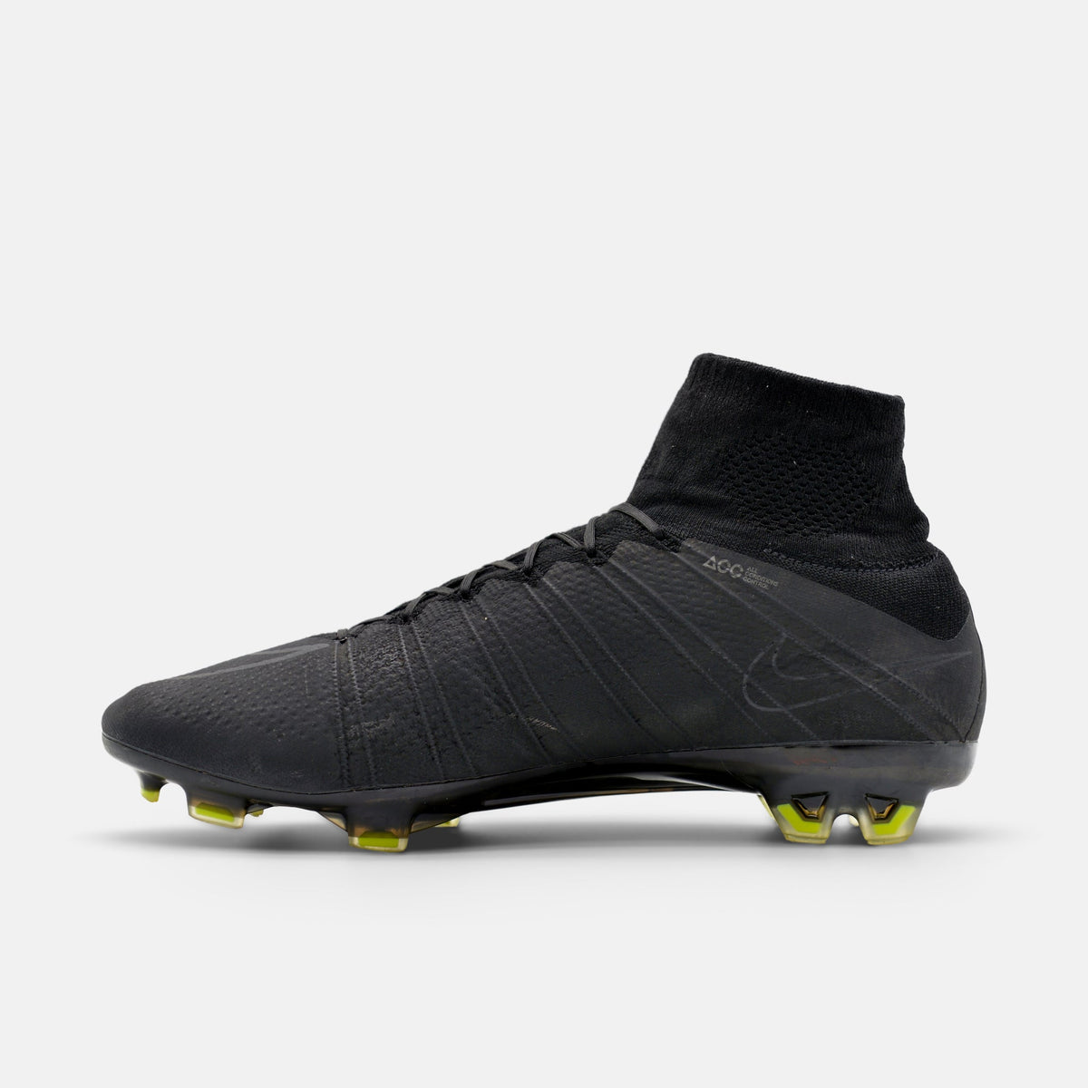 Nike Mercurial Superfly IV FG Black / Volt / Black football boots — photo 3