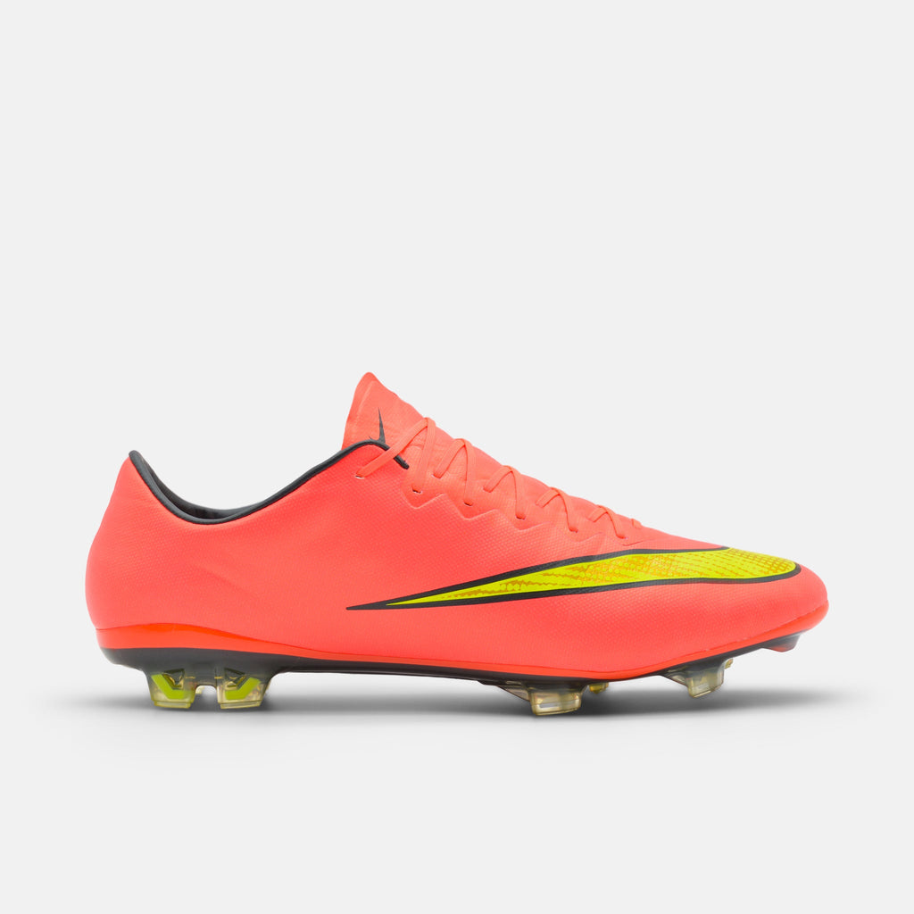 Nike Mercurial Vapor X FG Hyper Punch / Gold / Black football boots — photo 1