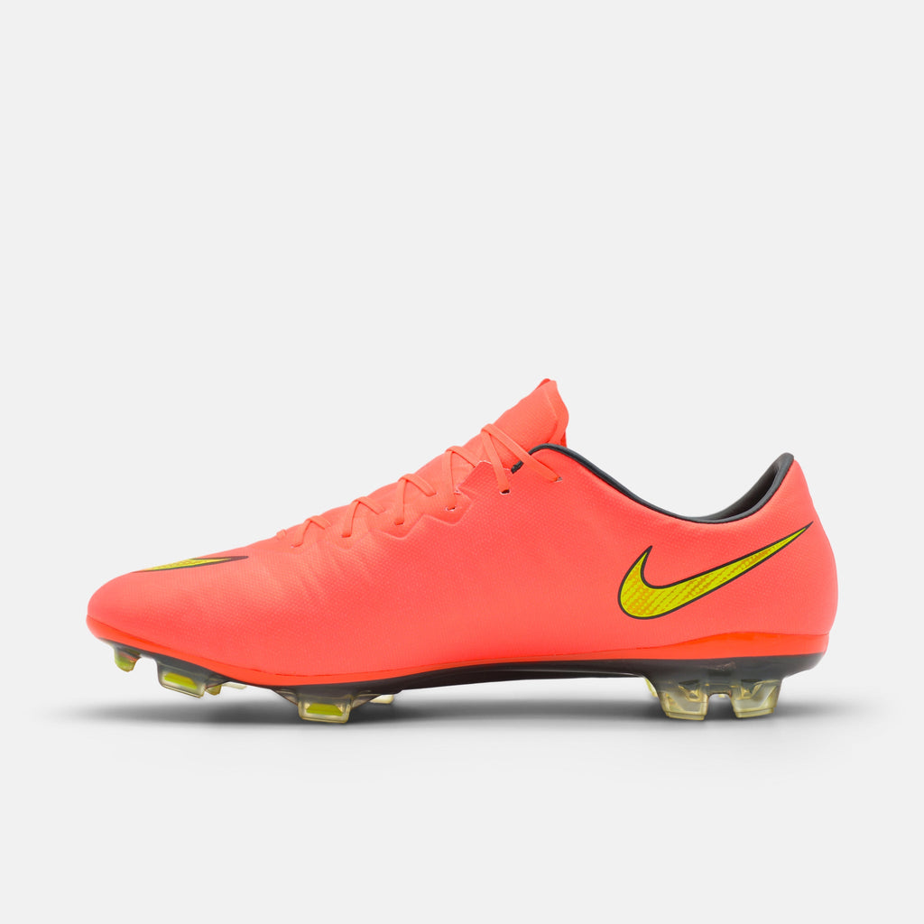 Nike Mercurial Vapor X FG Hyper Punch / Gold / Black football boots — photo 3