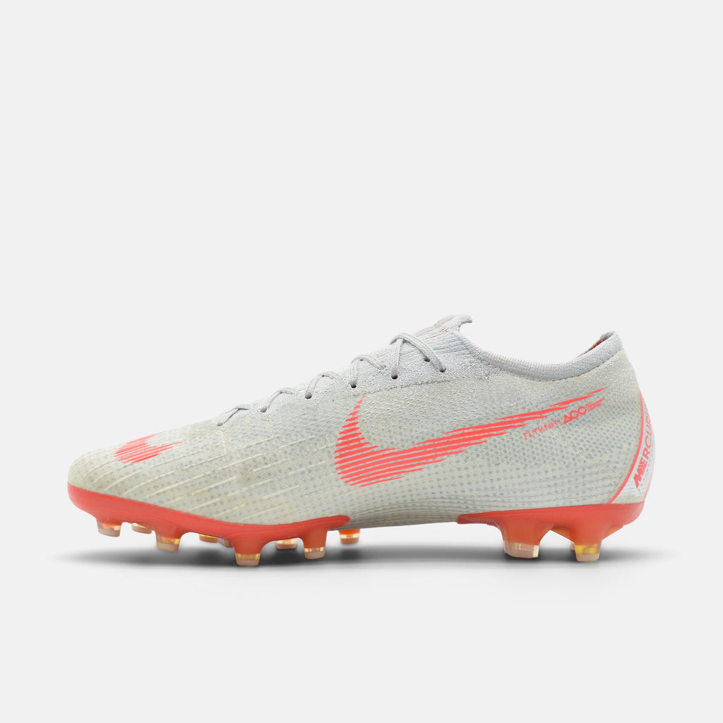 Nike Mercurial Vapor 12 Elite AG Wolf Grey / Light Crimson / Pure Platinum football boots — photo 3