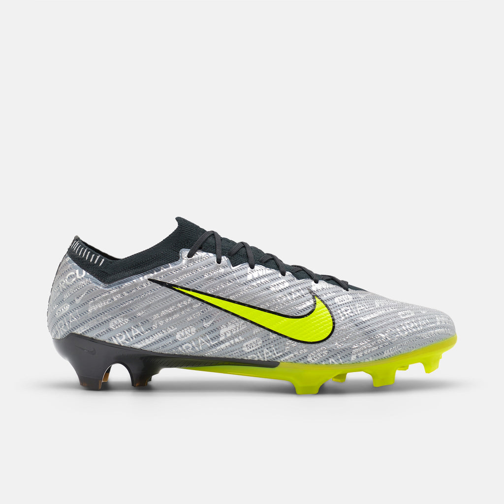 Nike Mercurial Vapor 15 Elite FG Metallic Silver / Black / Volt football boots — photo 1