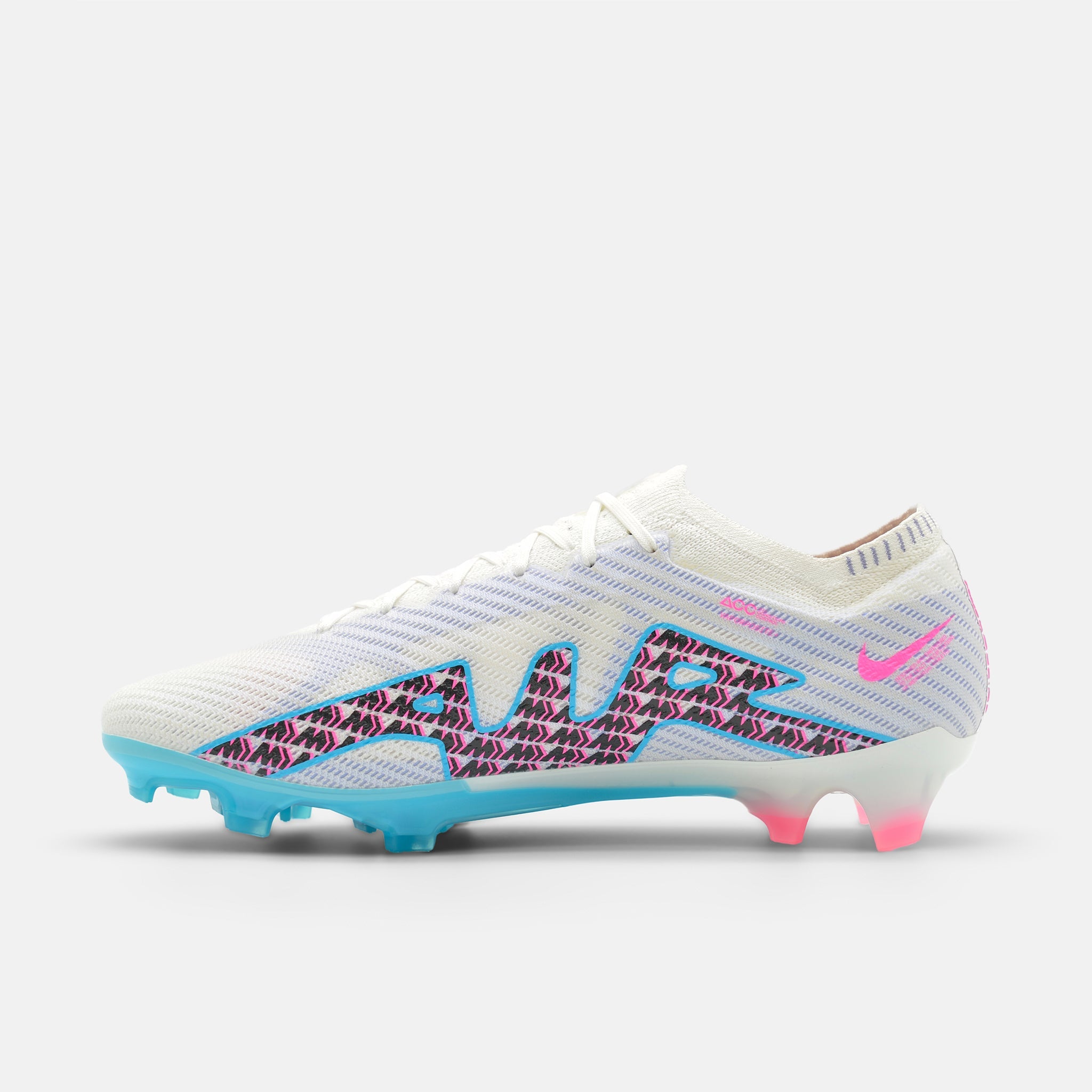 Nike Mercurial Vapor 15 Elite FG White / Pink Blast / Indigo Haze / Baltic Blue football boots — photo 3