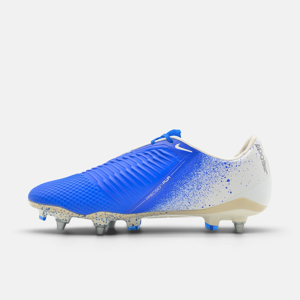 Nike Phantom Venom Elite SG White / Racer Blue / Metallic Silver football boots — photo 3