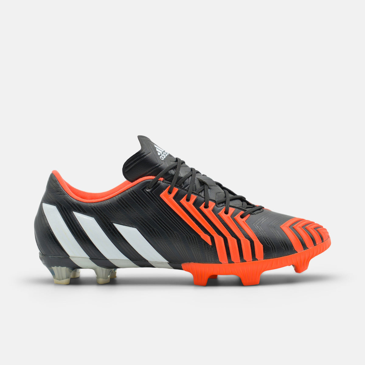 Adidas Predator Instinct FG Core Black / White / Solar Red football boots — photo 1