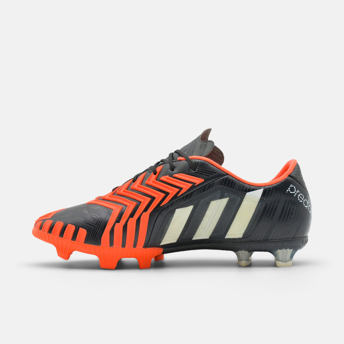 Adidas Predator Instinct FG Core Black / White / Solar Red football boots — photo 3