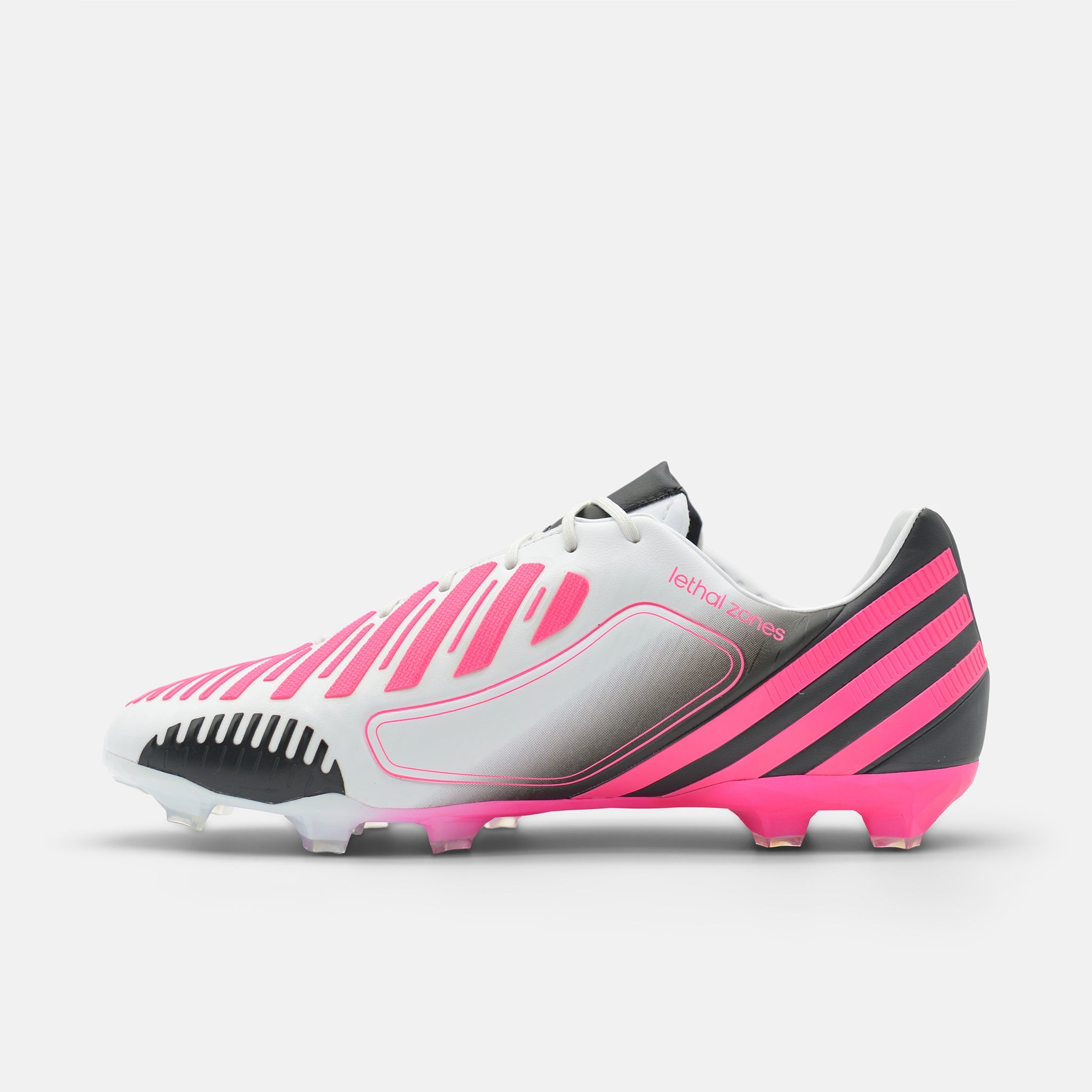 Adidas Predator Lethal Zones I FG Solar Pink / Core Black / Cloud White football boots — photo 3