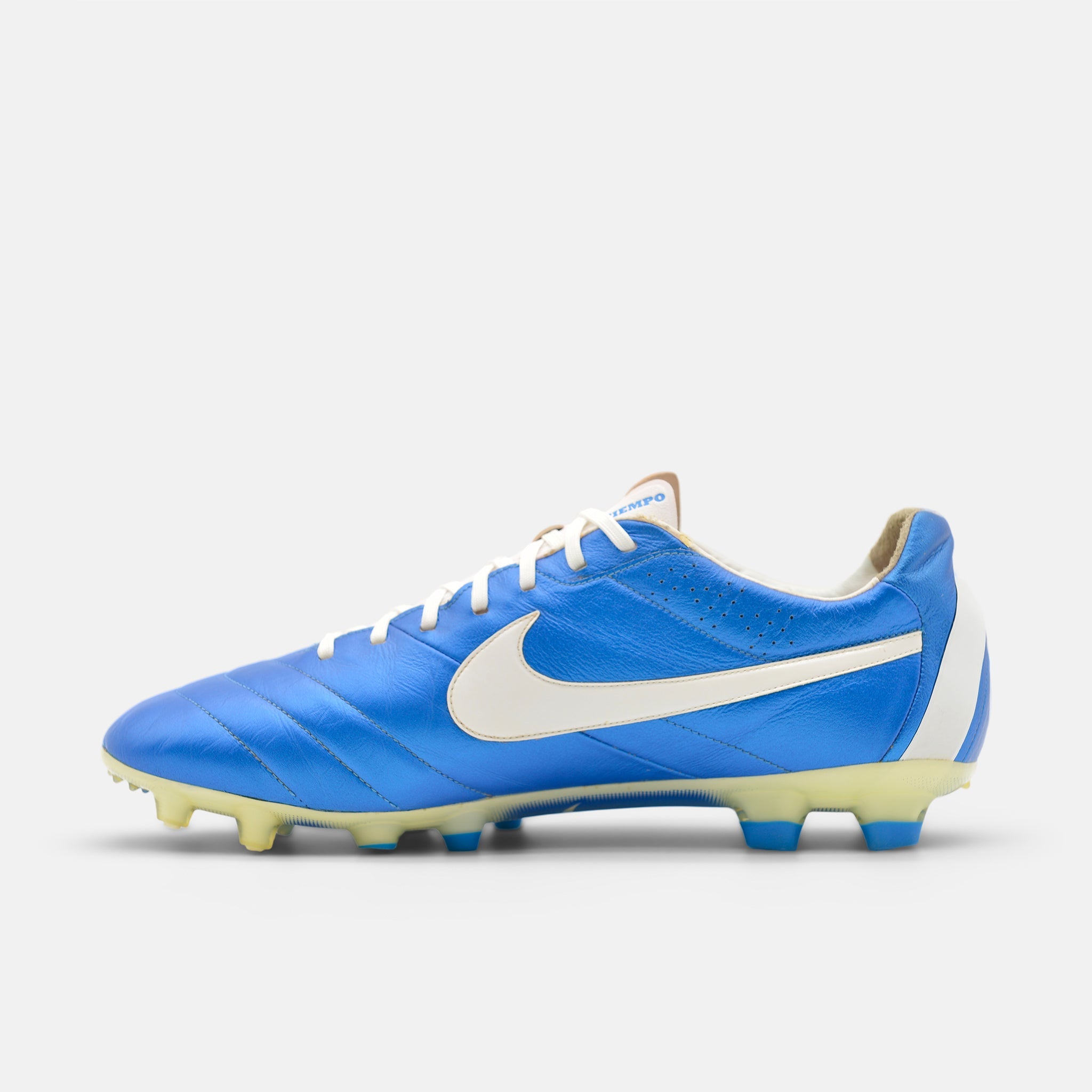Nike Tiempo Legend IV FG Blue / White football boots — photo 3
