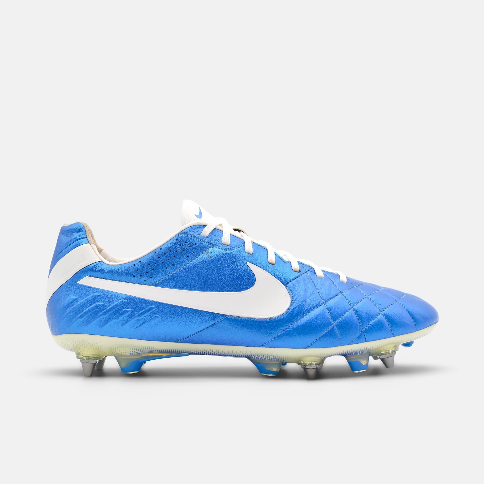 Nike Tiempo Legend IV SG Blue / White football boots — photo 1