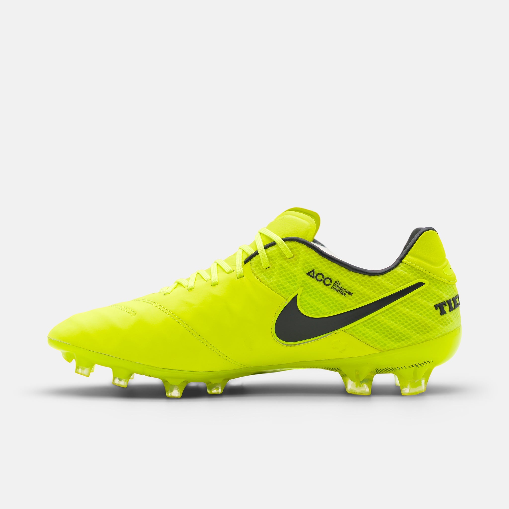 Nike Tiempo Legend VI FG Volt / Black football boots — photo 3