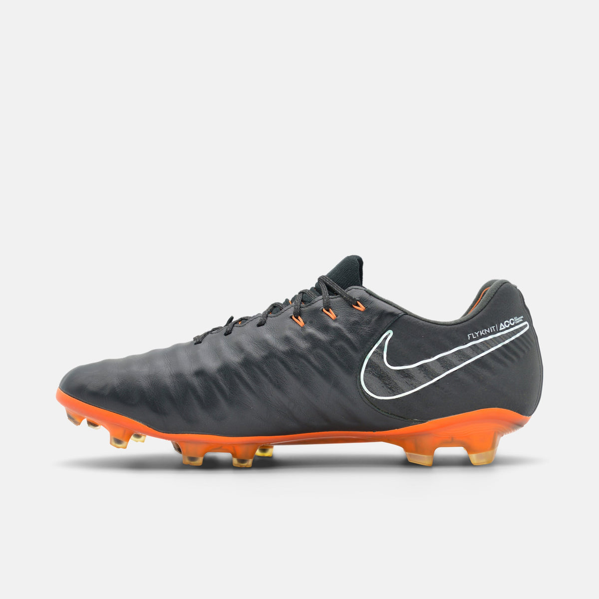 Nike Tiempo Legend VII Elite FG Black / Total Orange / White football boots — photo 3