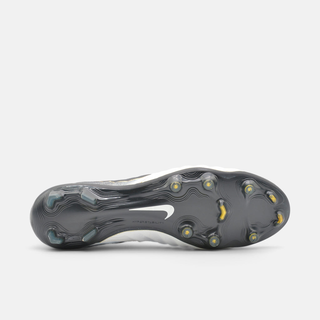 Nike Tiempo Legend VII Elite FG White / Black / Gold football boots — photo 2
