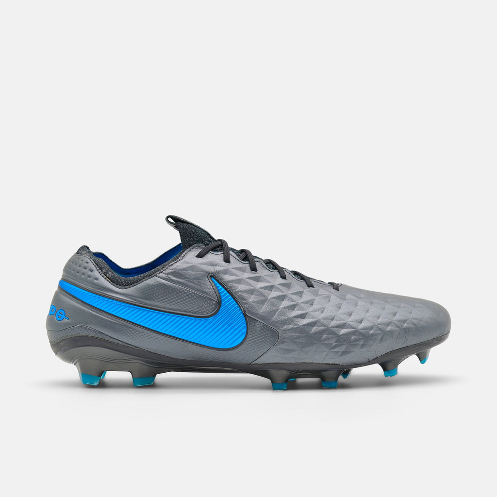 Nike Tiempo Legend 8 Elite FG Black / Black / Blue Hero football boots — photo 1