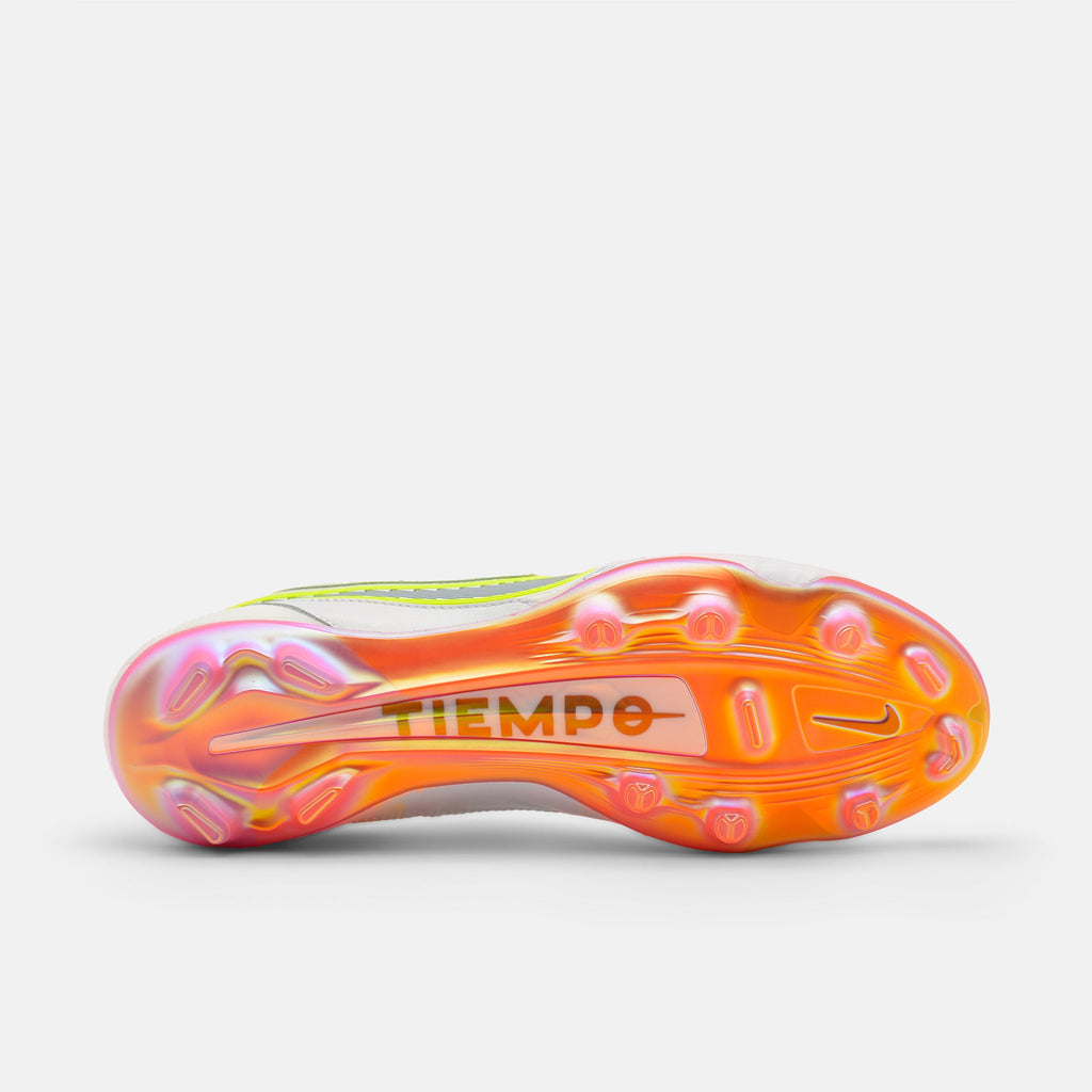 Nike Tiempo Legend 9 Elite FG White / Black / Bright Crimson football boots — photo 2