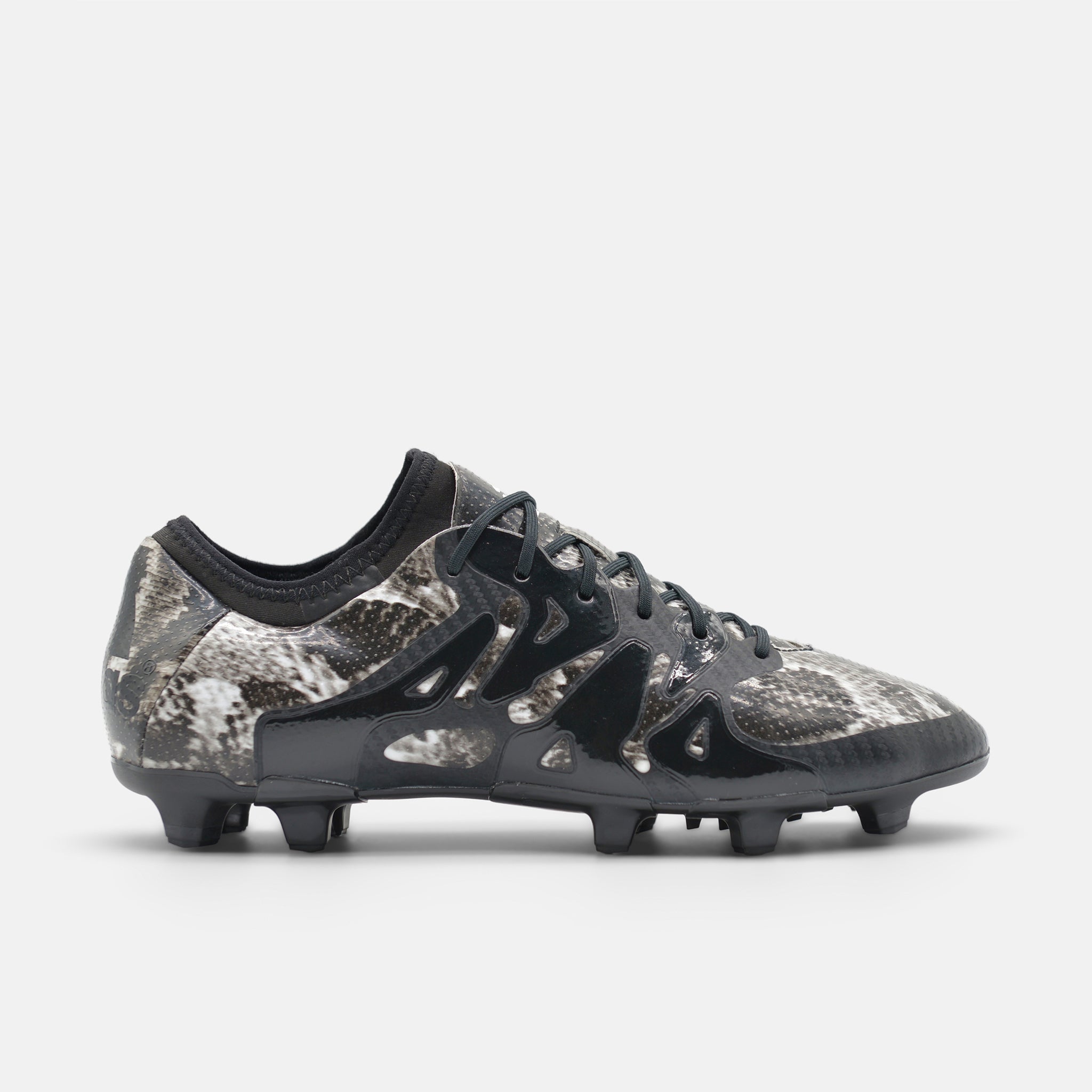 Adidas X 15.1 FG/AG Core Black / White football boots — photo 1