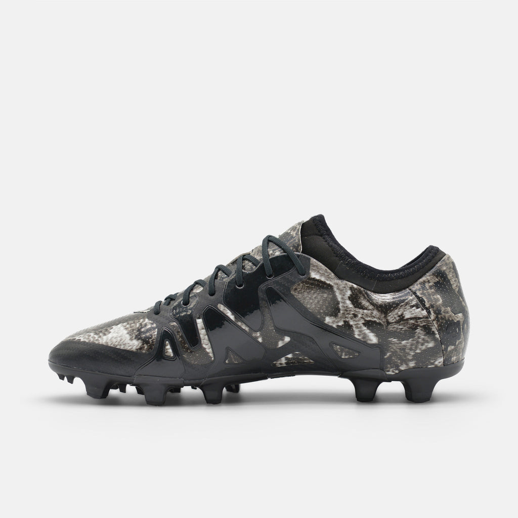 Adidas X 15.1 FG/AG Core Black / White football boots — photo 3
