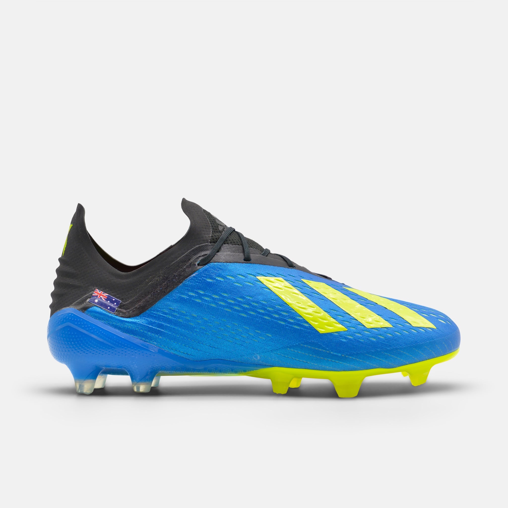 Adidas X 18.1 FG Football Blue / Solar Yellow / Core Black football boots — photo 1