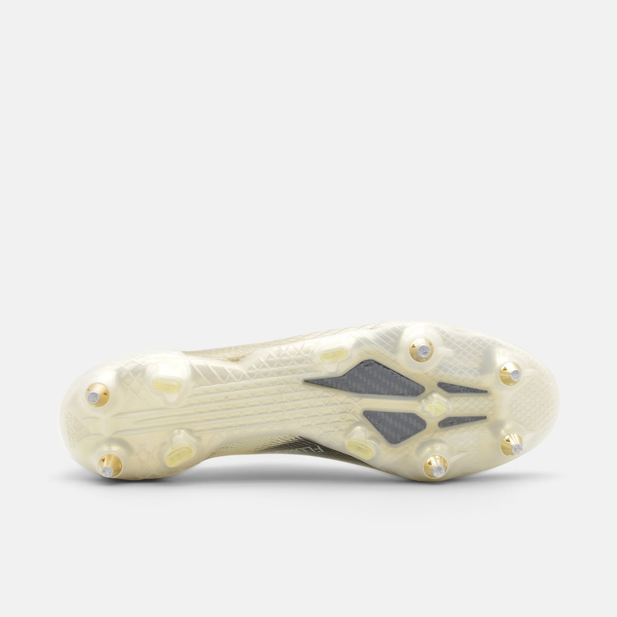 Adidas X Ghosted.1 SG Cloud White / Core Black / Metallic Gold Melange football boots — photo 2