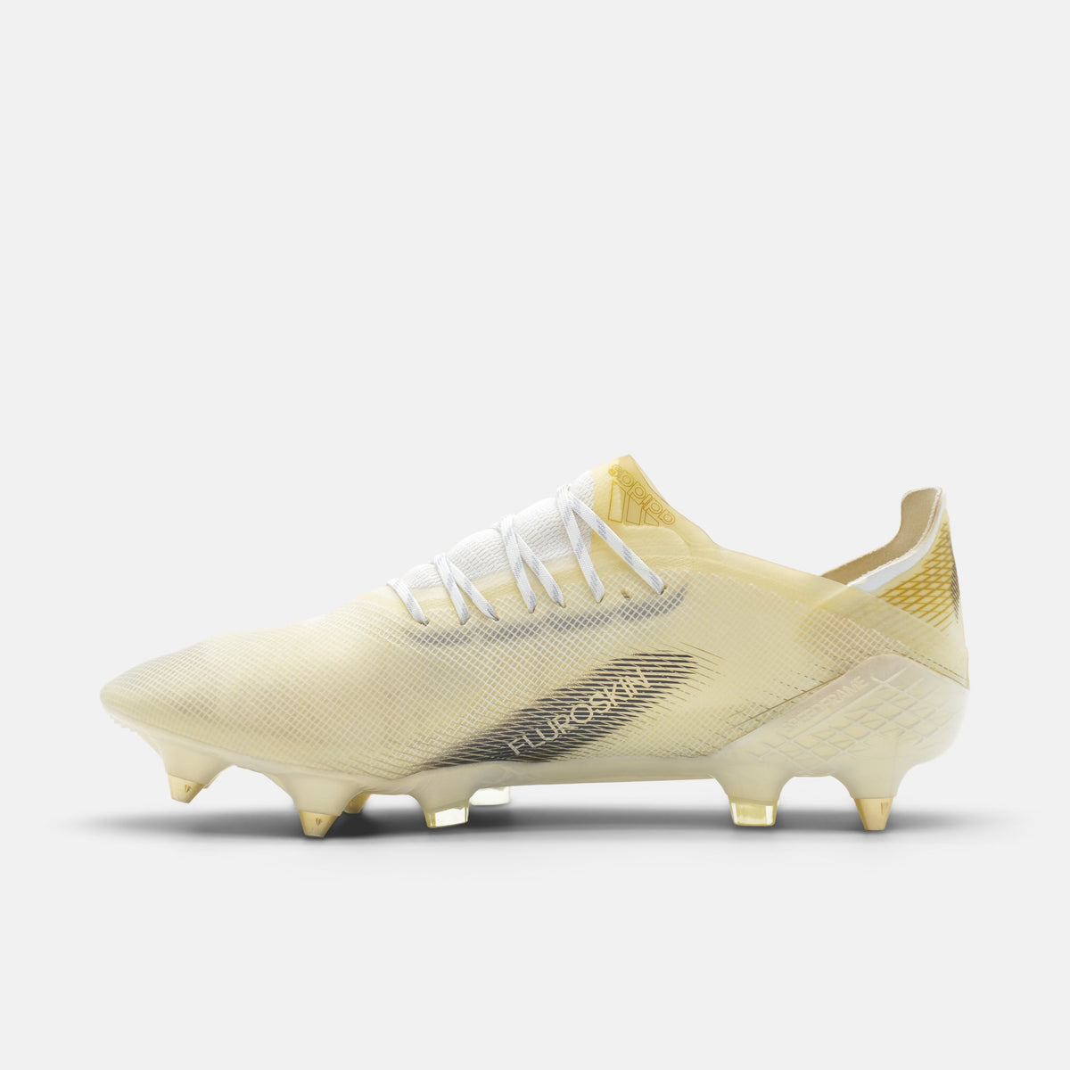 Adidas X Ghosted.1 SG Cloud White / Core Black / Metallic Gold Melange football boots — photo 3