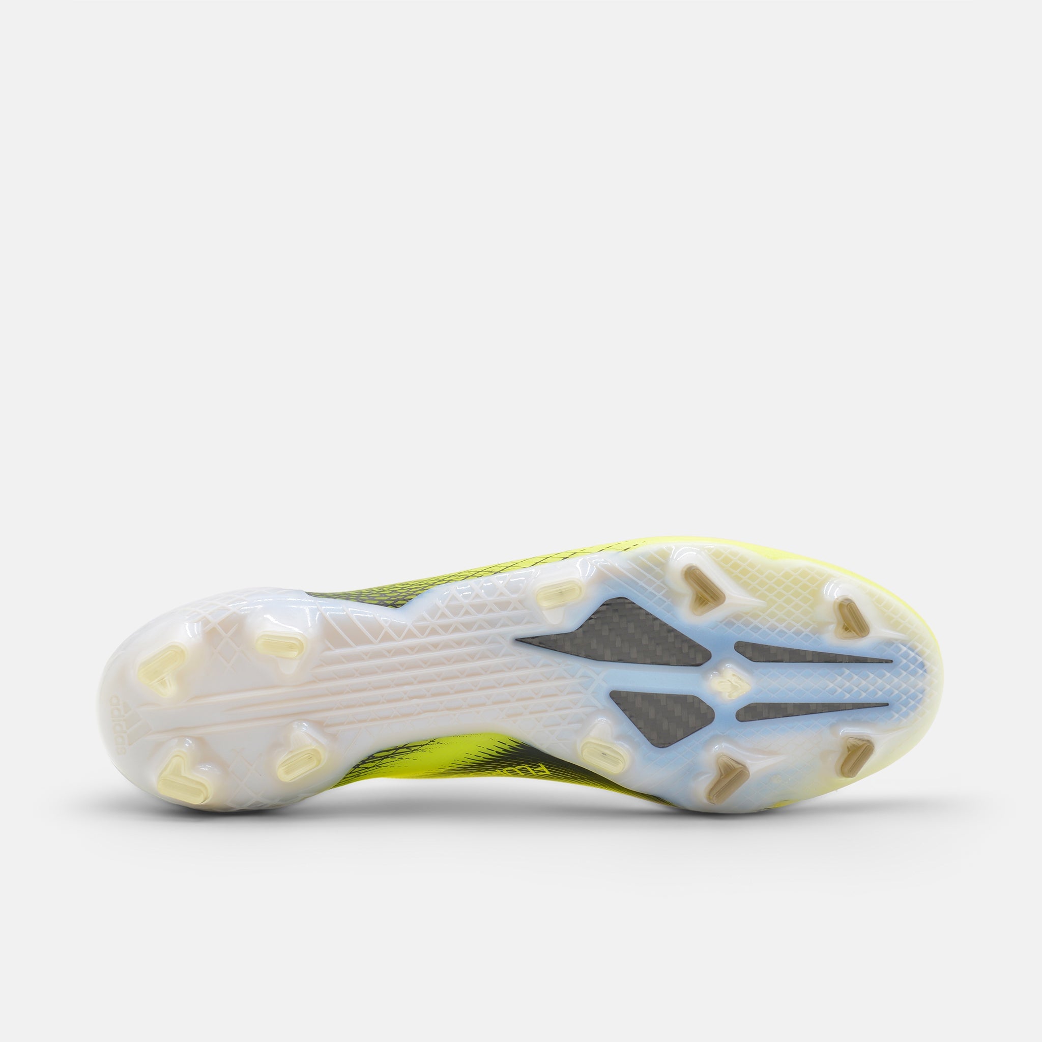Adidas X Ghosted.1 FG Solar Yellow / Core Black / Team Royal Blue football boots — photo 2