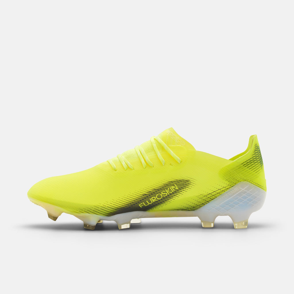 Adidas X Ghosted.1 FG Solar Yellow / Core Black / Team Royal Blue football boots — photo 3
