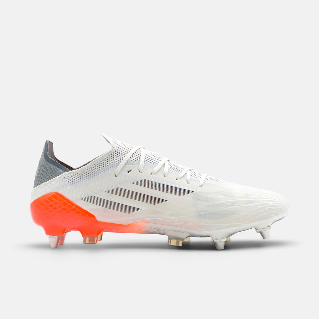 Adidas X Speedflow.1 SG Cloud White / Solar Red / Iron Metallic football boots — photo 1