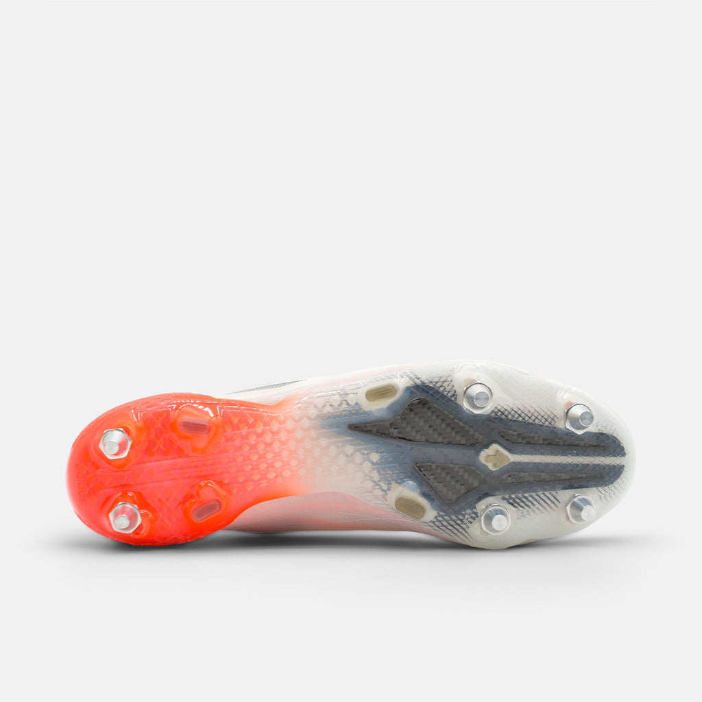 Adidas X Speedflow.1 SG Cloud White / Solar Red / Iron Metallic football boots — photo 2