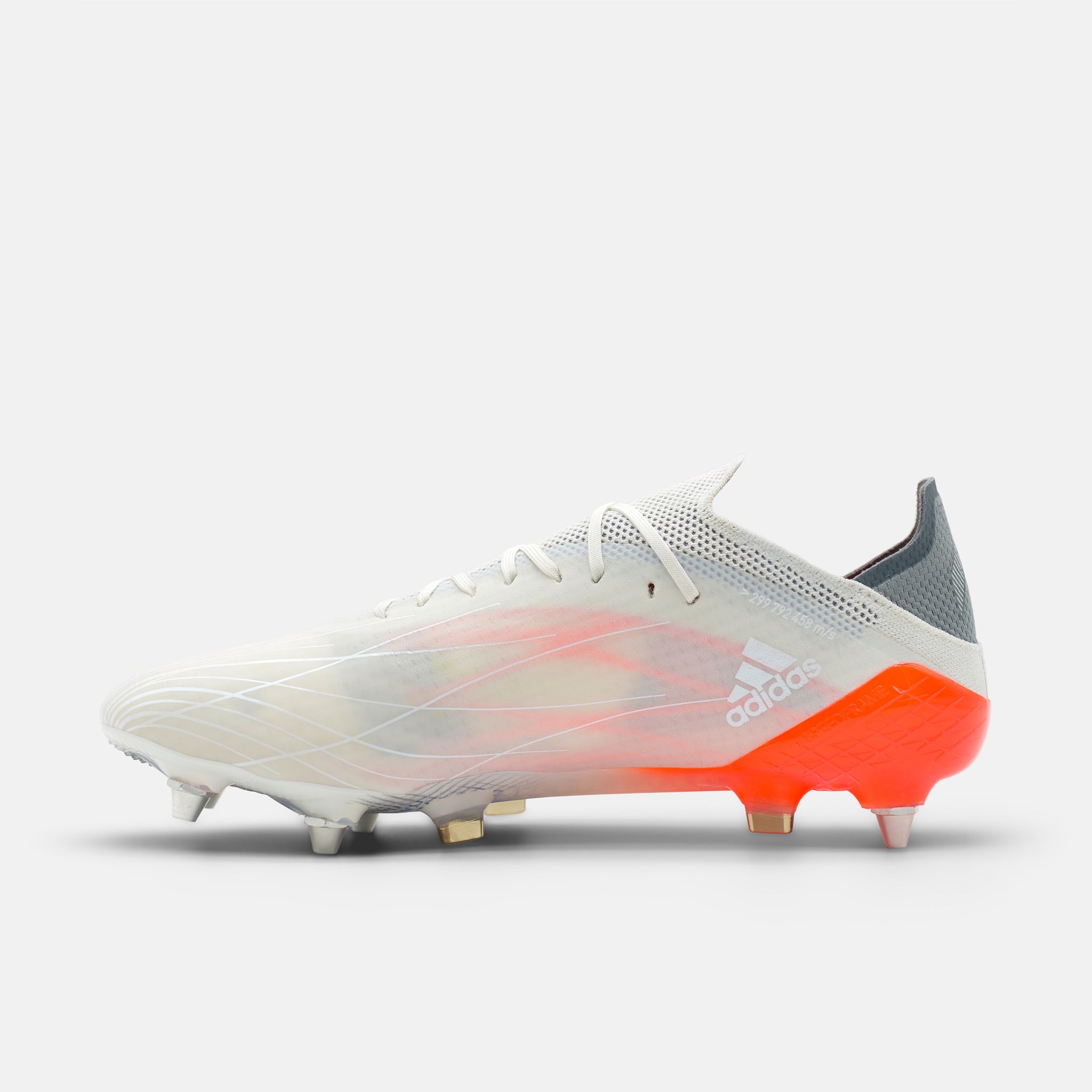 Adidas X Speedflow.1 SG Cloud White / Solar Red / Iron Metallic football boots — photo 3